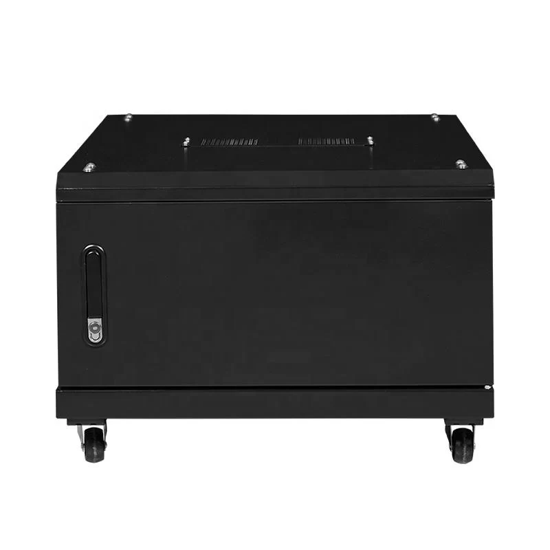 6U Shielded Sound-Dampening Server Cabinet / Wall-Mount Rack Enclosure